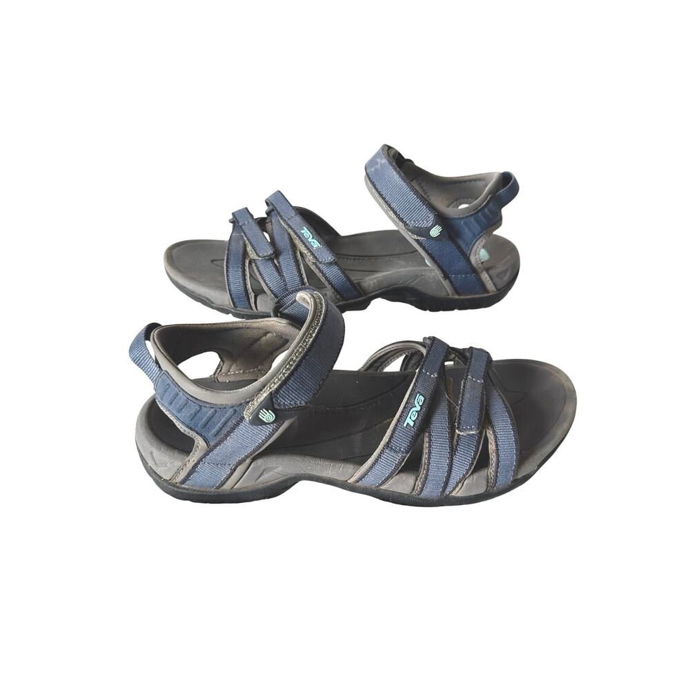 Teva Tirra 4266 Sport Hiking Sandals Women’s 7.5 Blue/Gray Hiking Beach Travel
